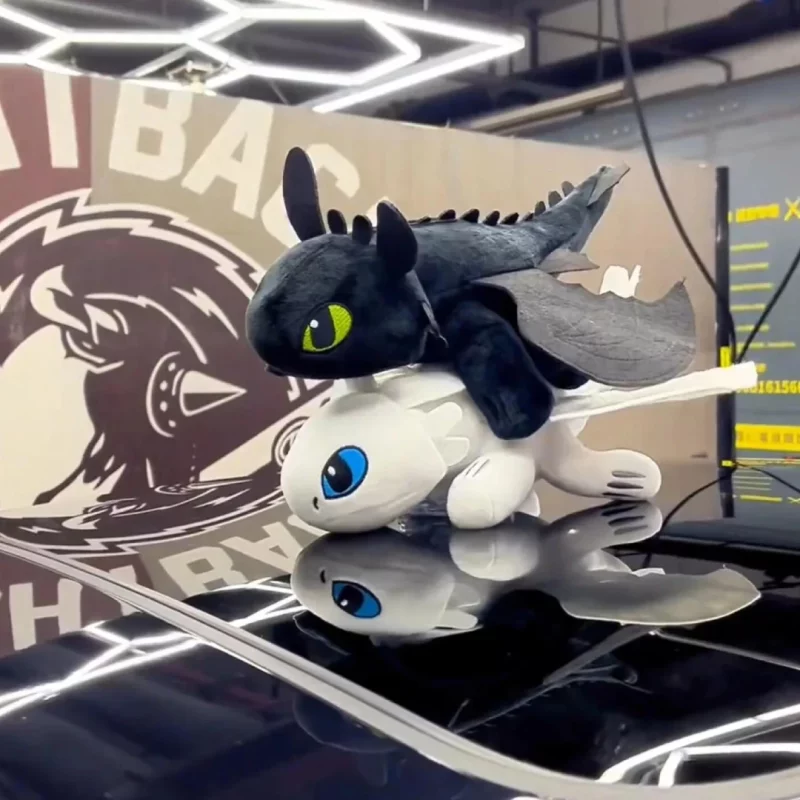 Toothless Car Motorcycle Accessories - Night & Light Fury Plush Dragon