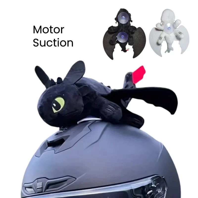 Toothless Car Motorcycle Accessories - Night & Light Fury Plush Dragon - Image 7